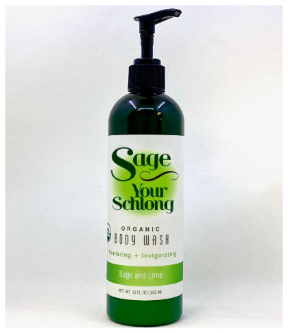 Sage Your Schlong Organic Body Wash: Sage and Lime