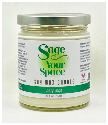 Sage Your Space Candles - Clary Sage