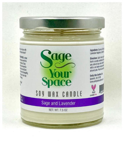 Sage Your Space Candles - Sage and Lavender